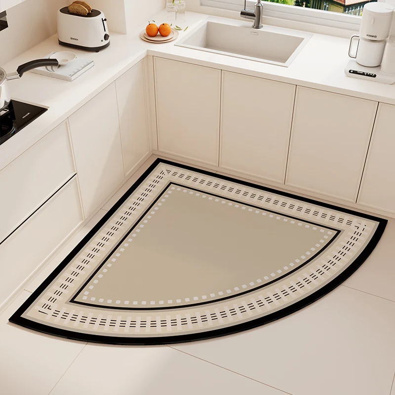 Tropical Theme Park Decorative Kitchen Mat
