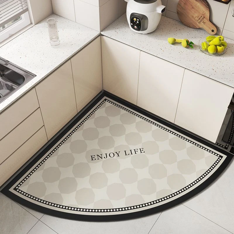 Tropical Theme Park Decorative Kitchen Mat