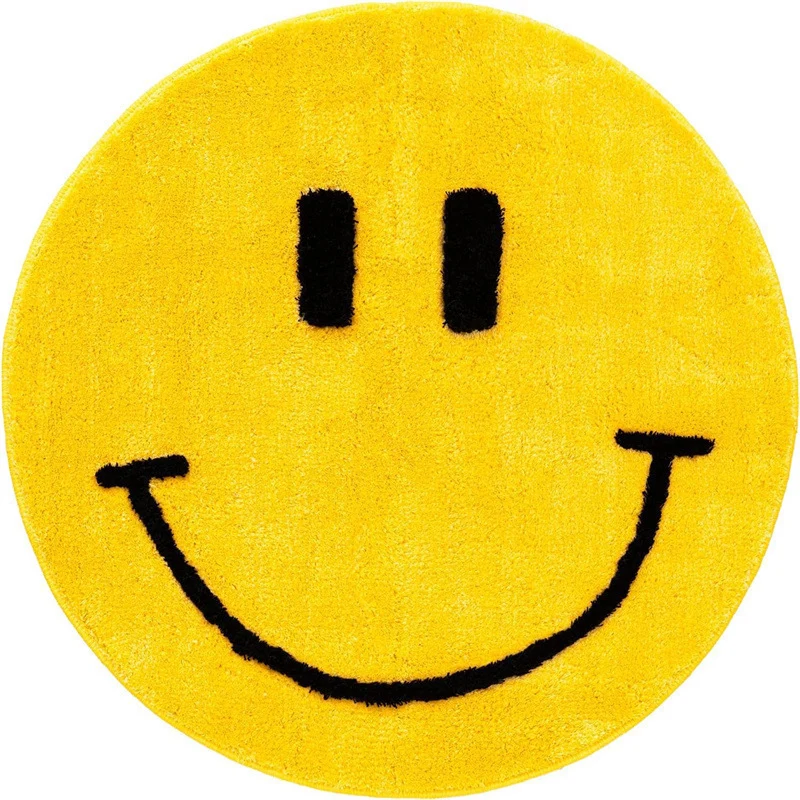 Smile Face Decorative Bath Mat