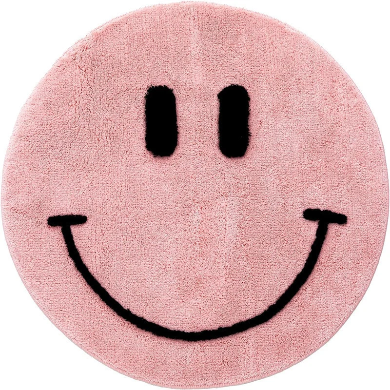 Smile Face Decorative Bath Mat