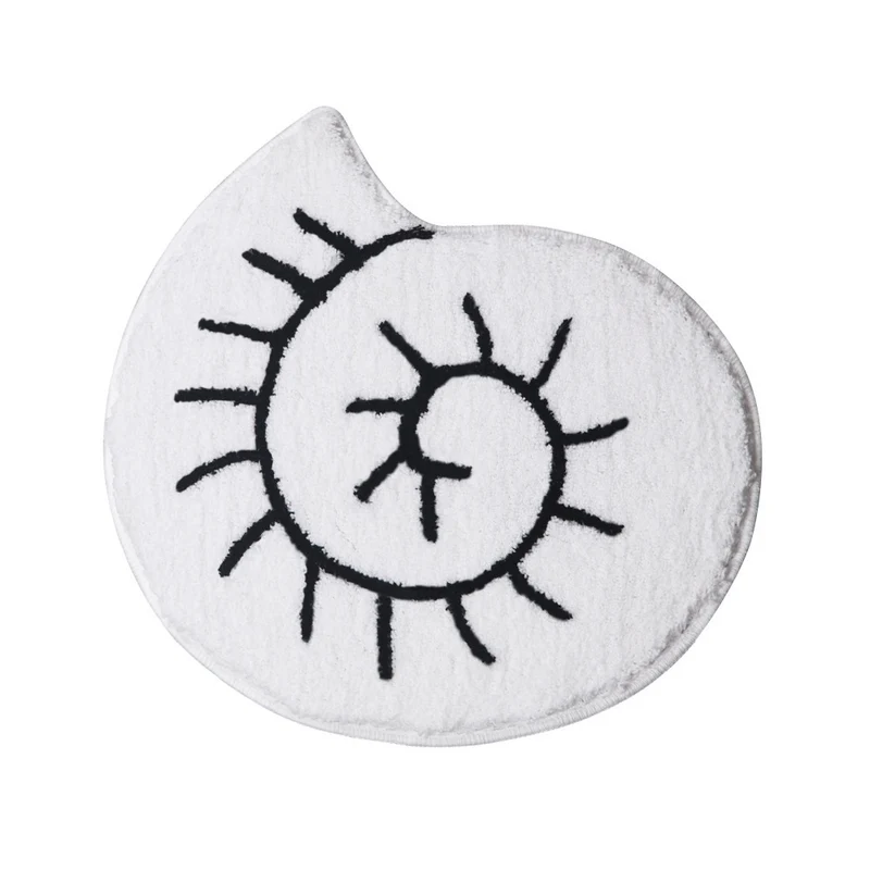 Shell-shaped Bath Mat