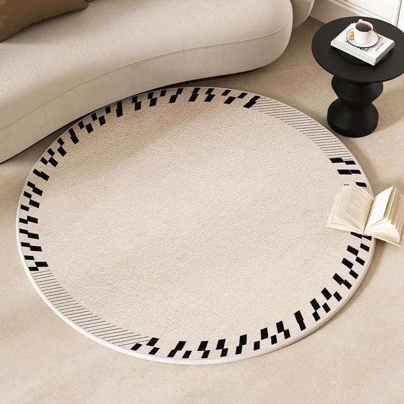 Round Geometric Pattern Carpet