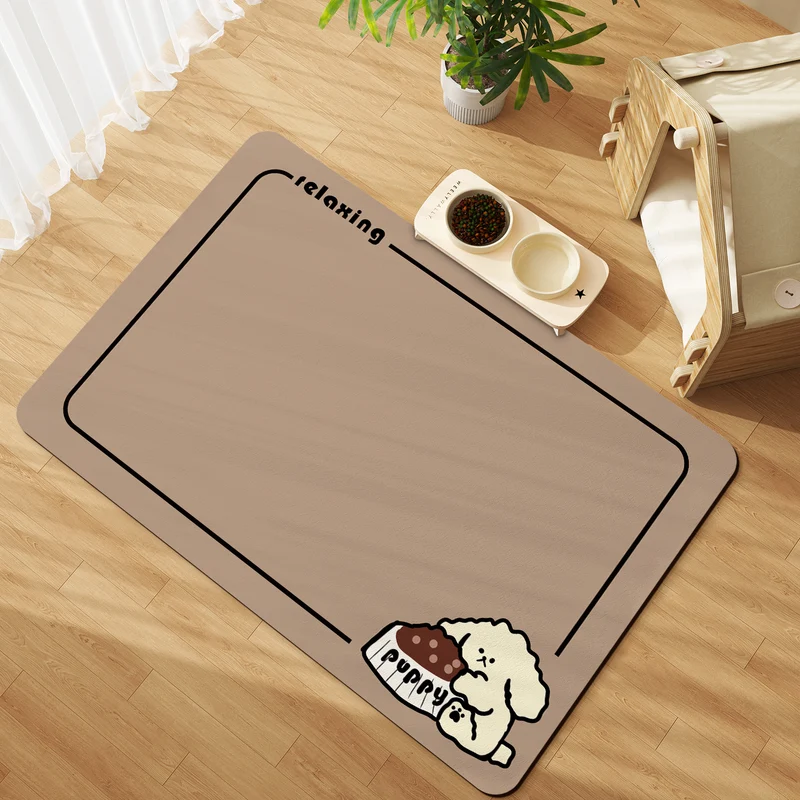 Relaxing Themed Soft Bath Mat