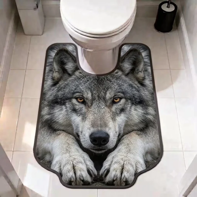 Poolbear Theme Decorative Bath Mat