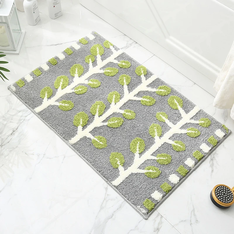 Plush Cat Theme Bath Mat