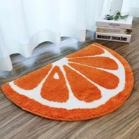 Playful Lemon-shaped Rug