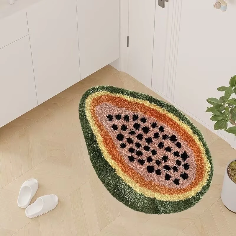 Playful Lemon-shaped Rug