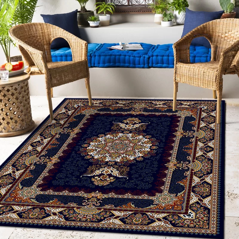 Elegant Vintage Flower Rug
