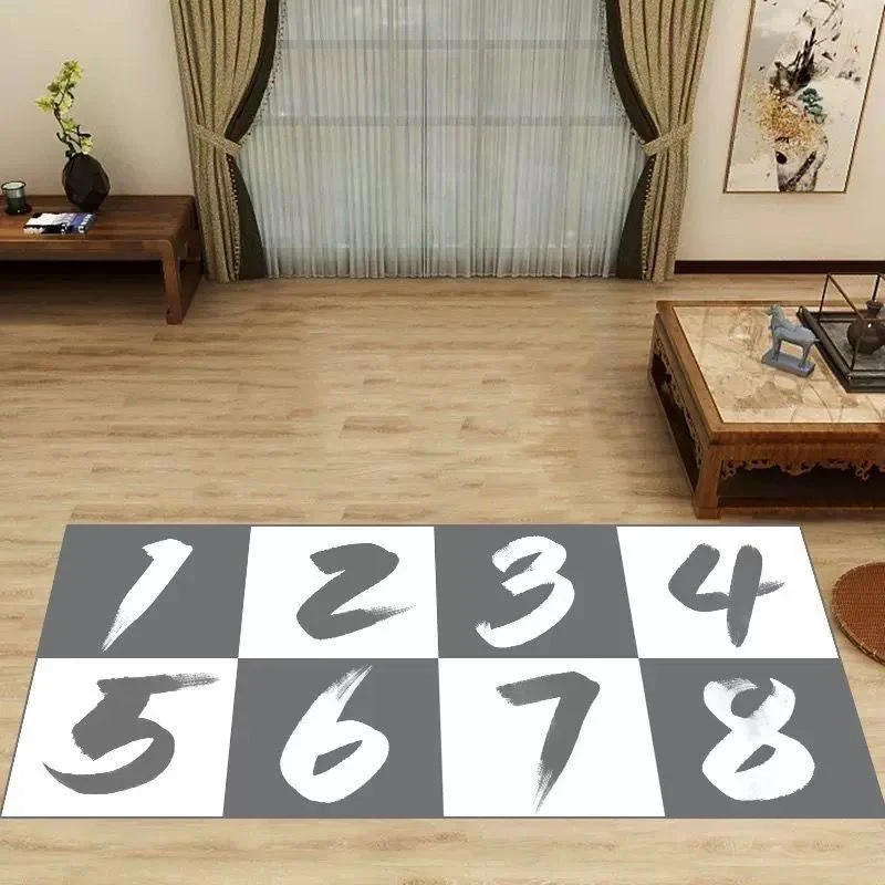 Numbered Game Floor Mat