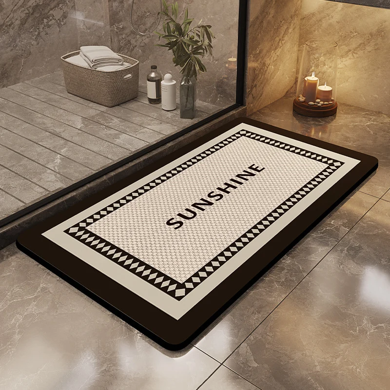 Modern Geometric Bath Mat