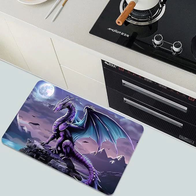 Luxurious Leaf Pattern Bath Mat