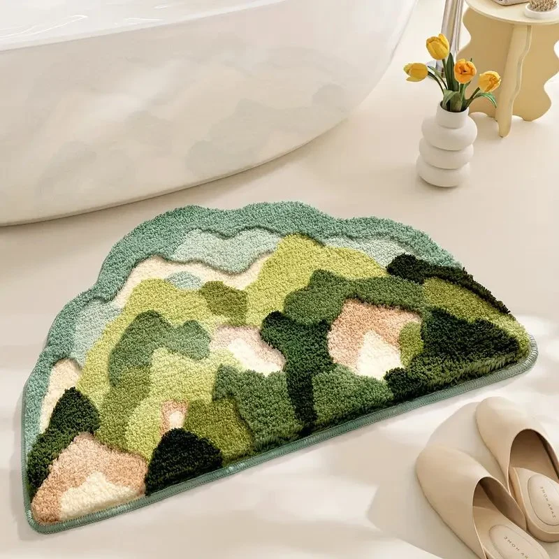 Landscape Theme Soft Shower Mat