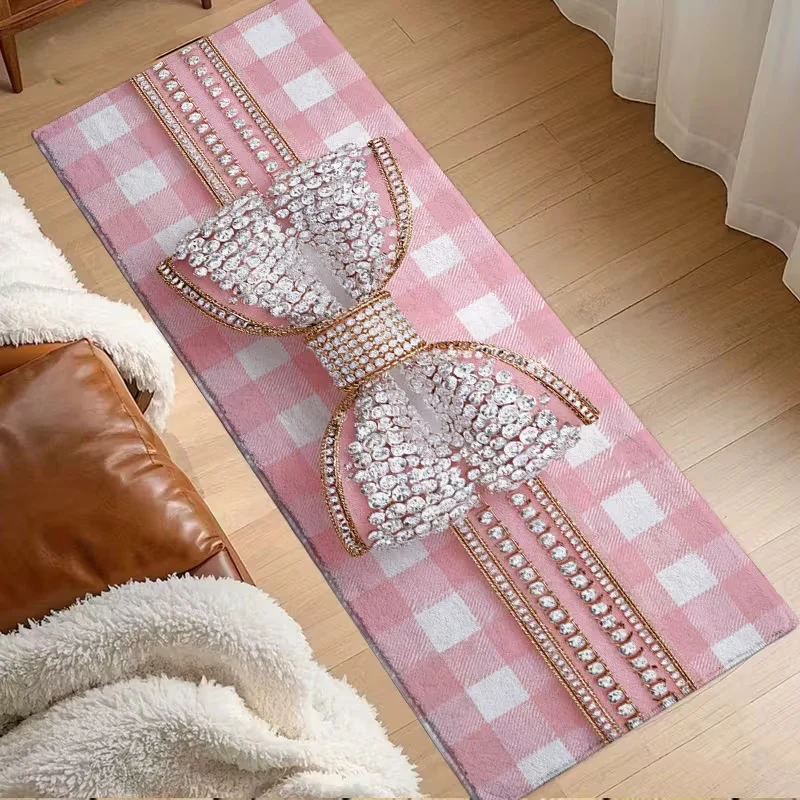 Heart-shaped Fluffy Rug