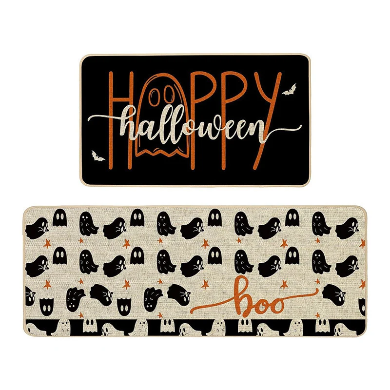 Halloween-Themed Decorative Mat