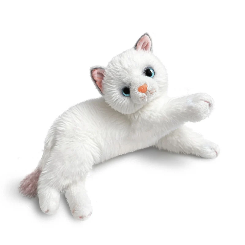 Realistische Stretch-Profil Orange Tabby Plüsch Lounger Karnz