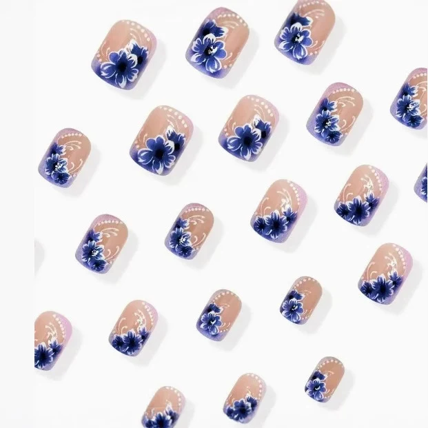 Floral Design Acrylic Nail Art Enhancements Stornfield 1789915992