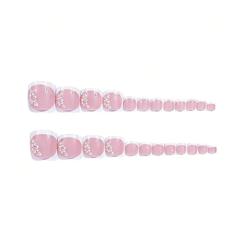 Floral Decorative Gel Toenail Art Stornfield