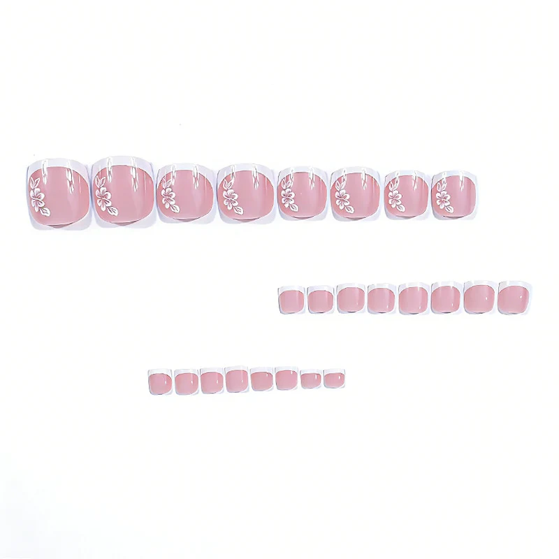 Floral Decorative Gel Toenail Art Stornfield