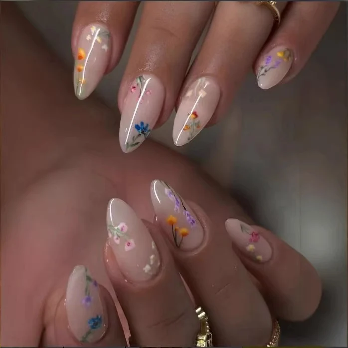 Floral Artistic Nail Enhancements Stornfield