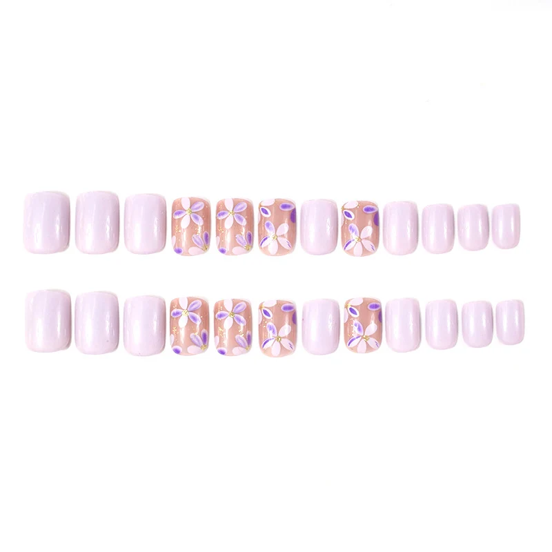 Floral Art Gel Nail Enhancements Stornfield