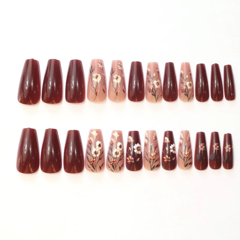 Floral Art Decorative Nail Enhancements Stornfield