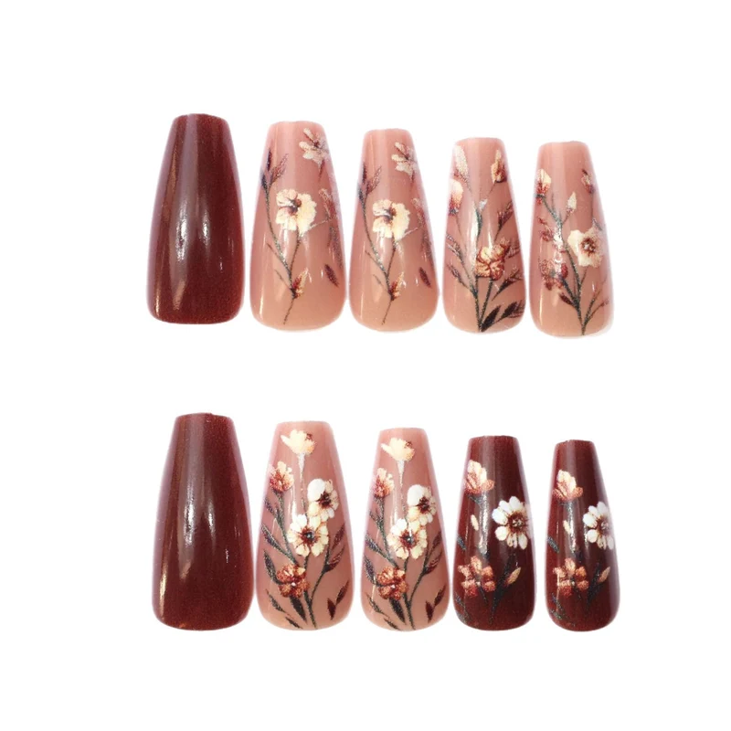 Floral Art Decorative Nail Enhancements Stornfield