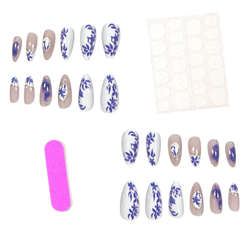 Floral Art Acrylic Nail Enhancements Stornfield 1789915938