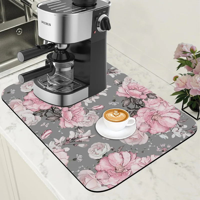 Flower Motiv Kitchen Placemat