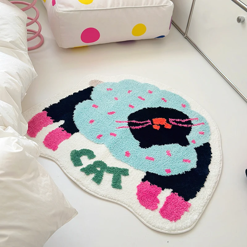 Elephant Theme Plush Rug