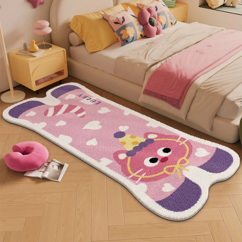 Elephant-shaped Plush Rug
