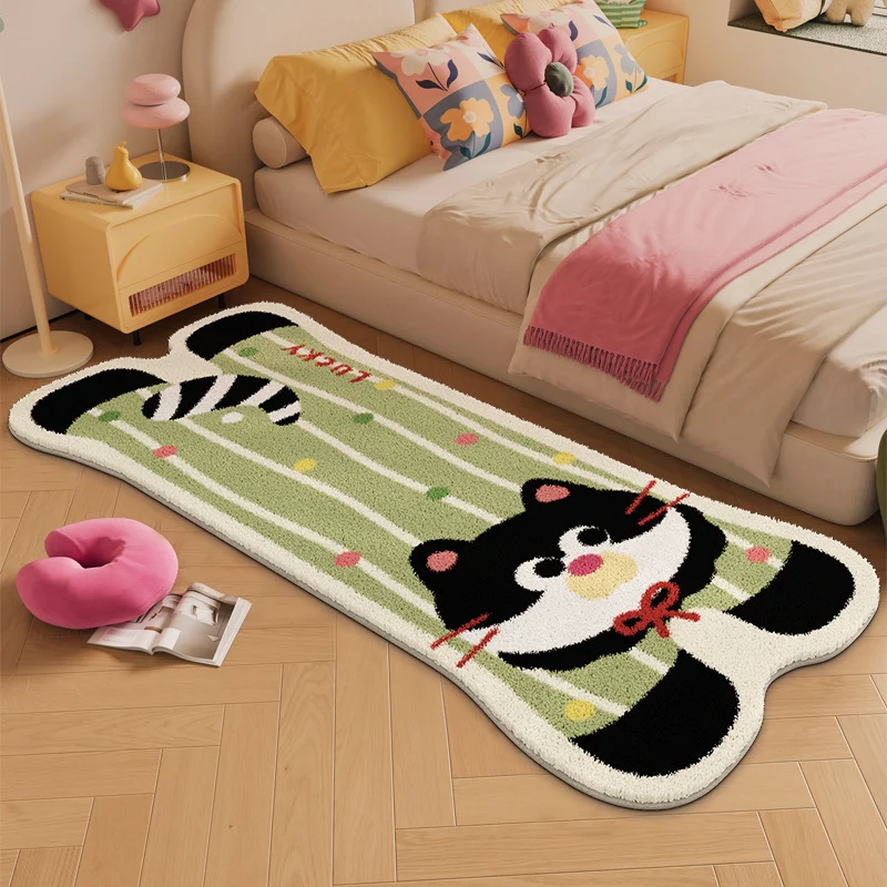 Elephant-shaped Plush Rug