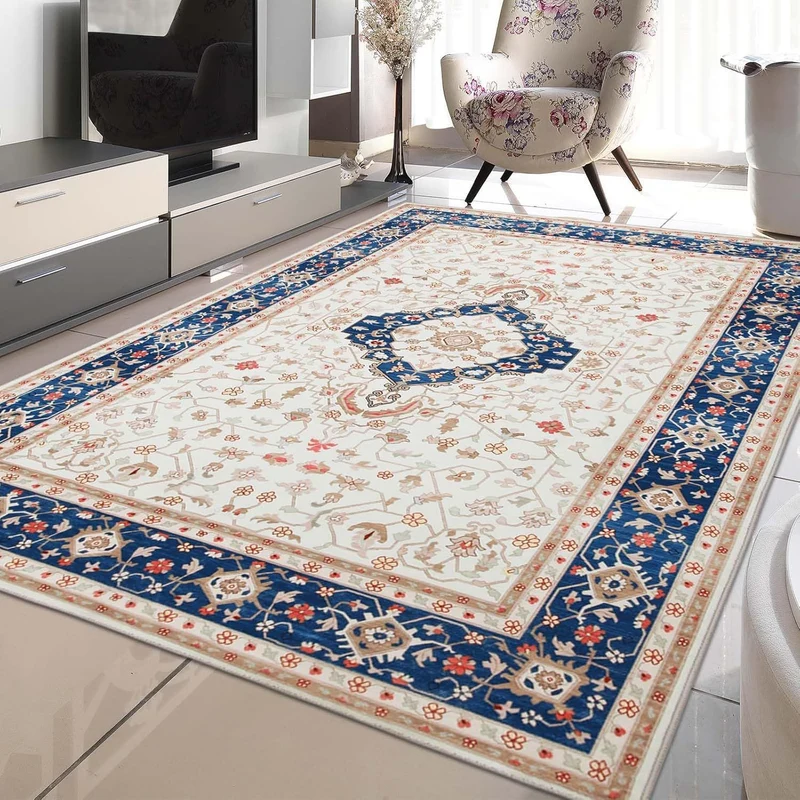 Elegant Floral Design Carpet