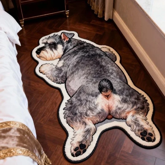Dog Theme Decorative Rug