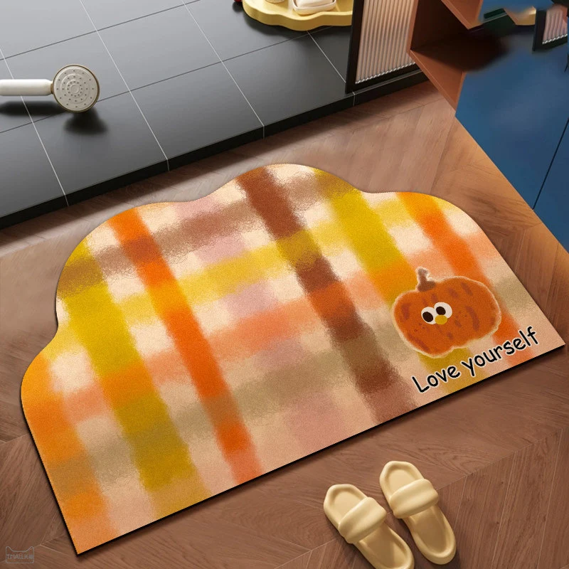Decorative Leopard Print Bath Mat