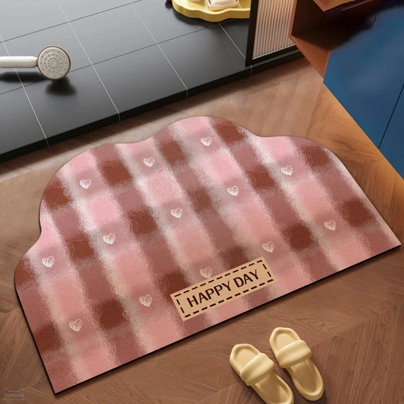 Decorative Leopard Print Bath Mat