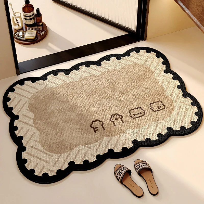 Decorative Cat-Shaped Bath Mat