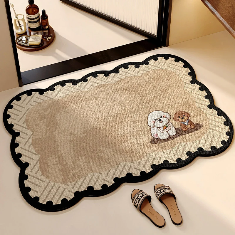 Decorative Cat-Shaped Bath Mat