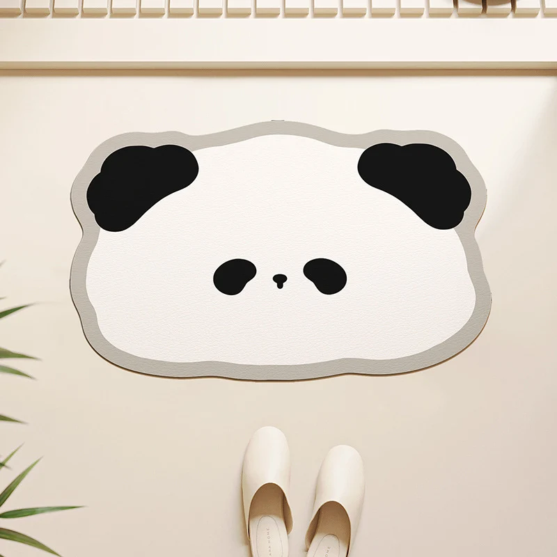 Cute Panda-shaped Bath Mat