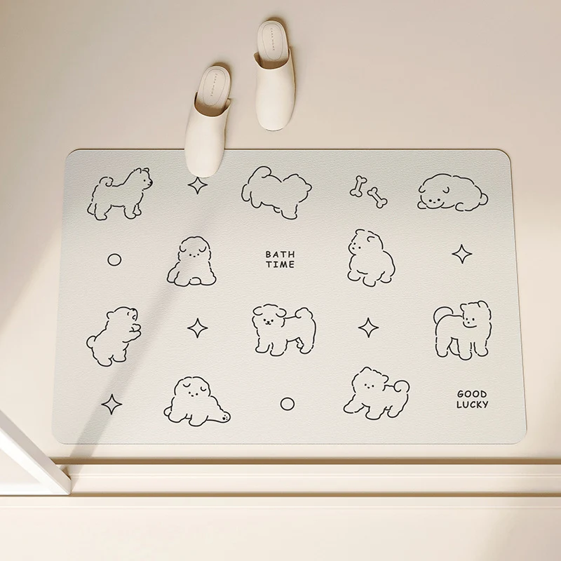 Cute Panda-shaped Bath Mat