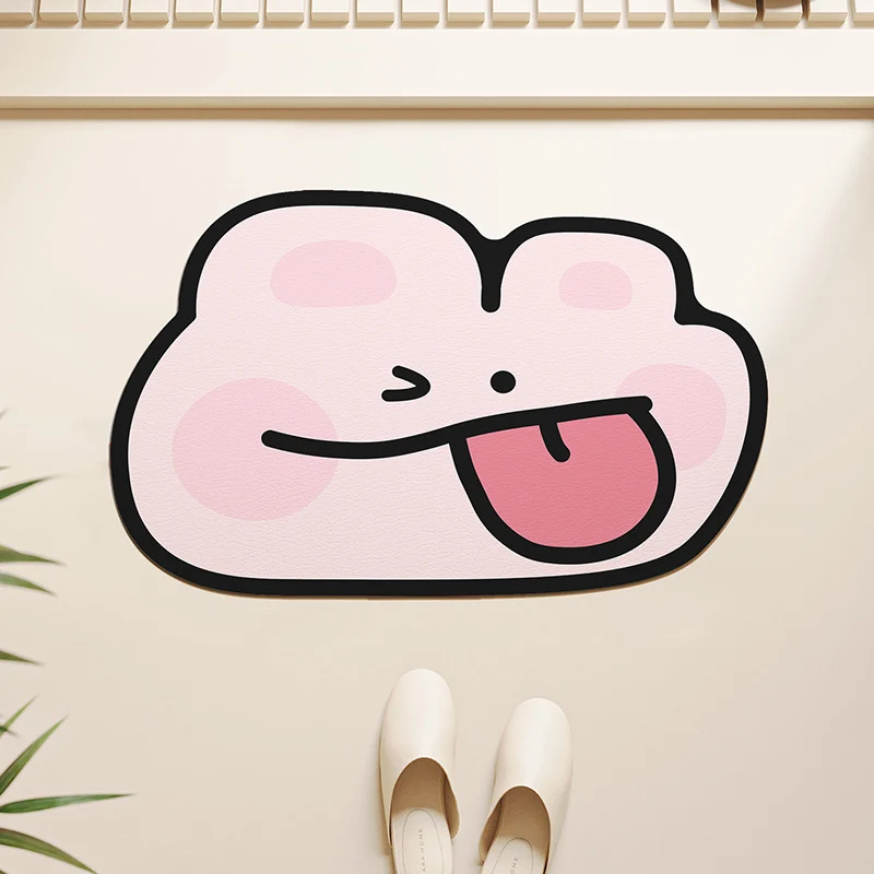Cute Panda-shaped Bath Mat