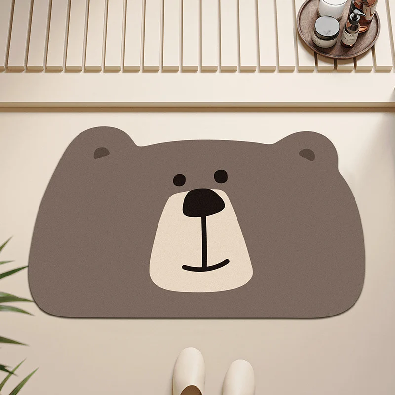 Cute Panda-shaped Bath Mat