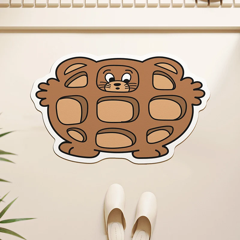Cute Panda-shaped Bath Mat