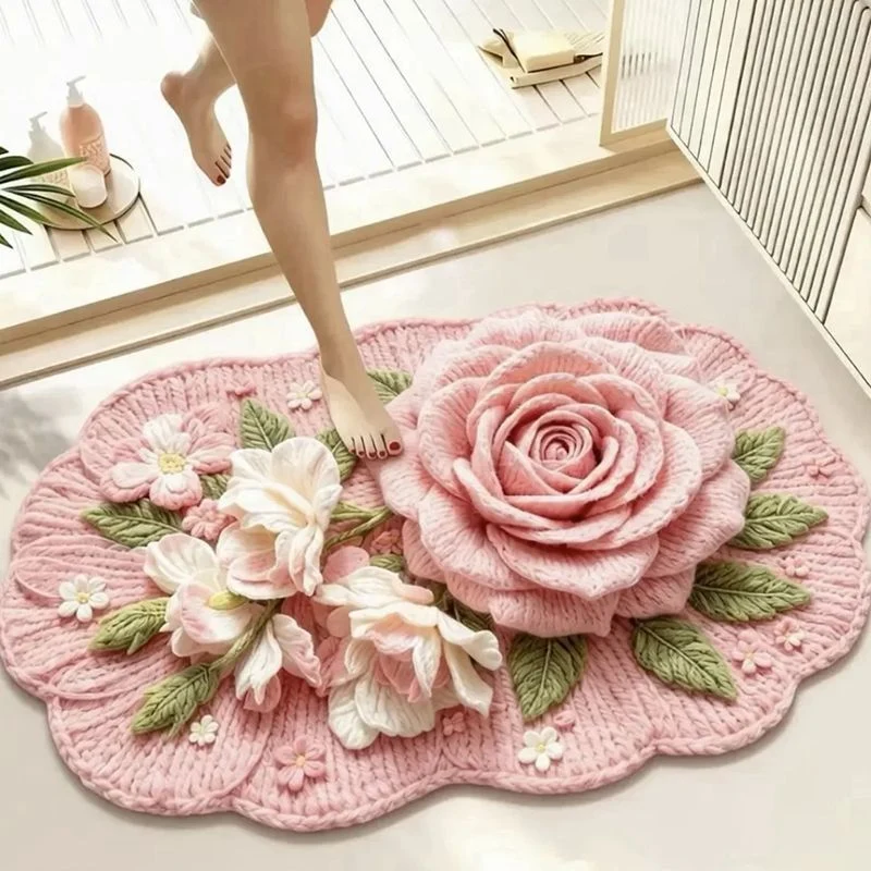 Cute Cat Theme Shower Mat