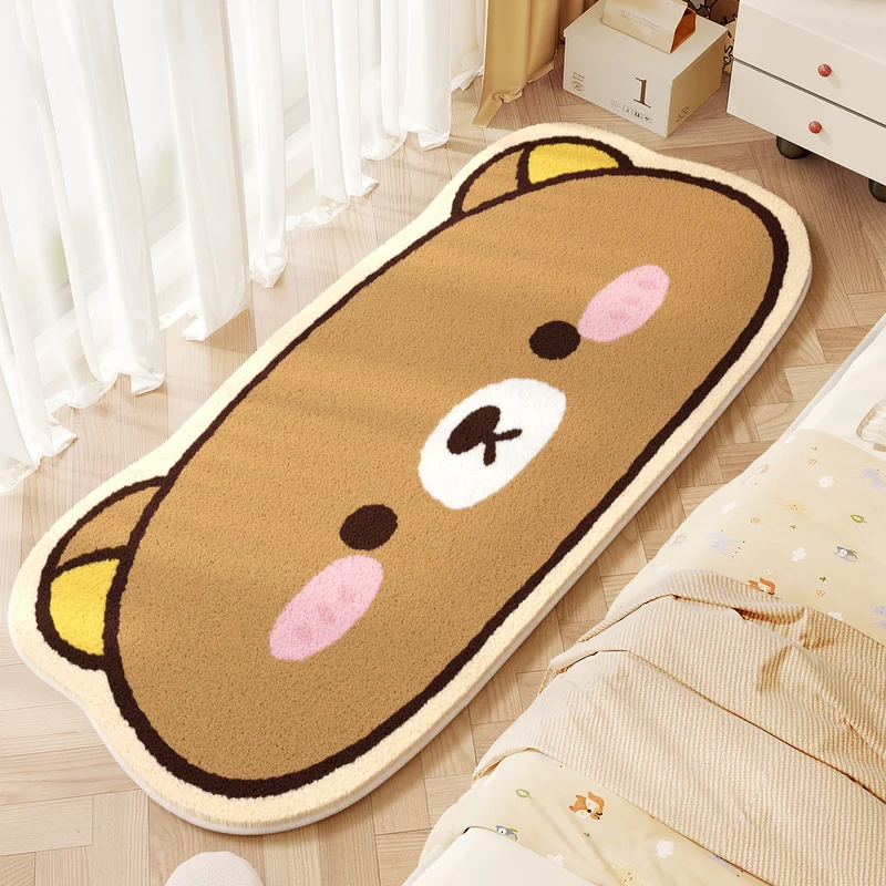 Cute Animals Theme Plush Bath Mat