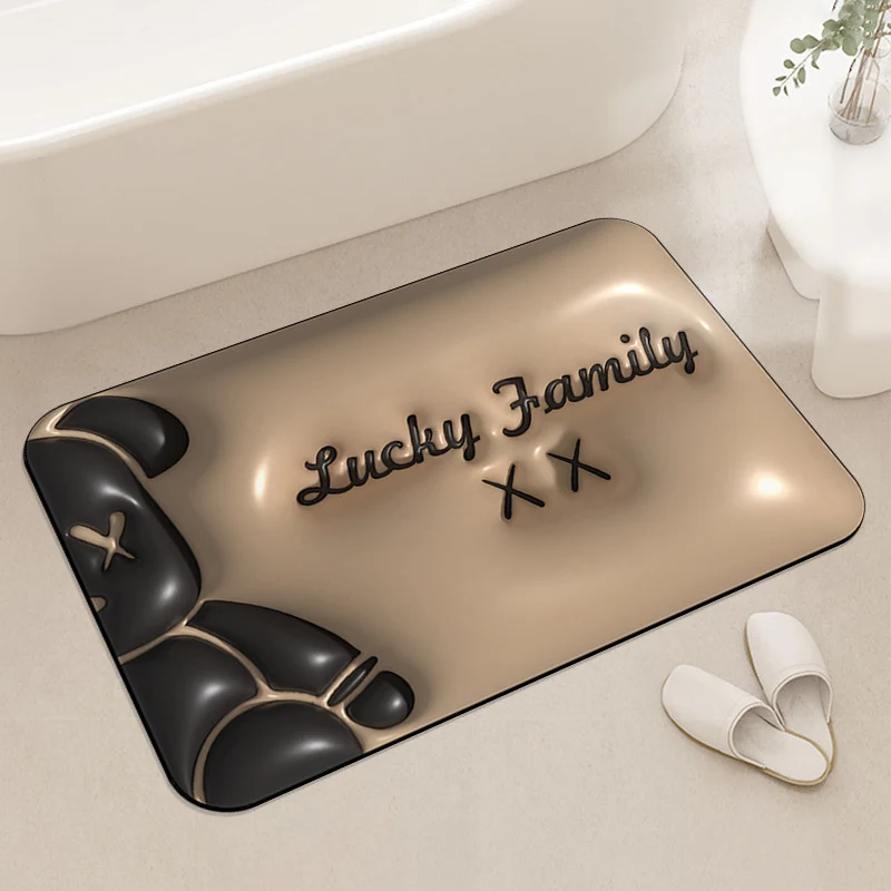 Cozy Cartoon Theme Bath Mat