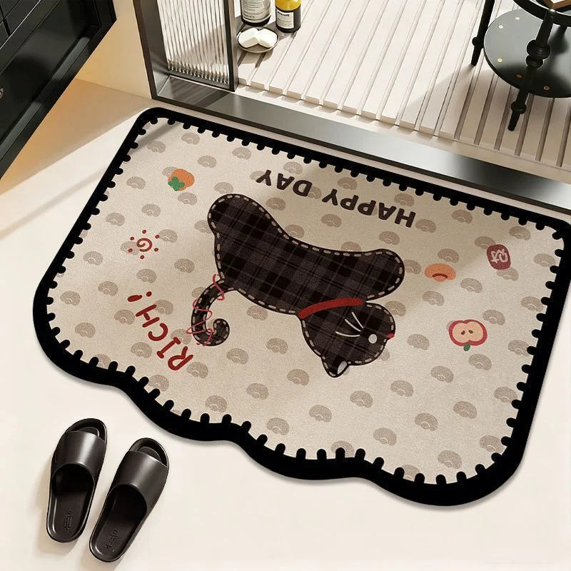 Cat-Theme Decorative Bath Mat