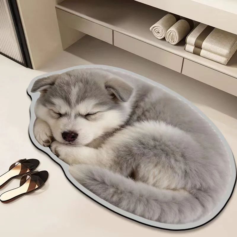 Cozy Cat-Shaped Bath Mat