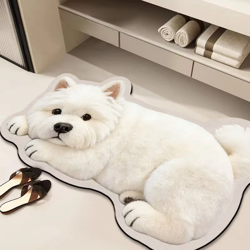 Cozy Cat-Shaped Bath Mat