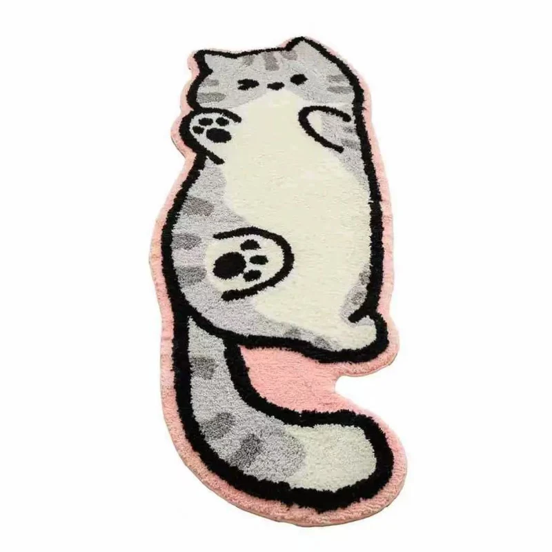 Cute Cat-Shaped Bath Mat
