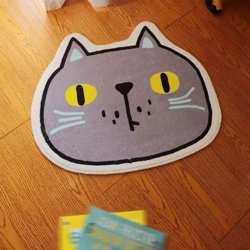 Cat-shaped Decorative Floor Mat